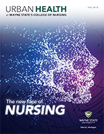 cover of the 2018 urban health nursing magazine